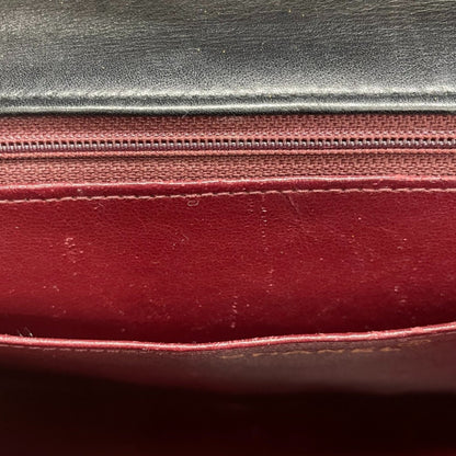 Chanel Sac Single Flap en cuir noir