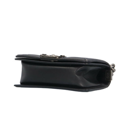 Chanel Sac Boy en cuir noir