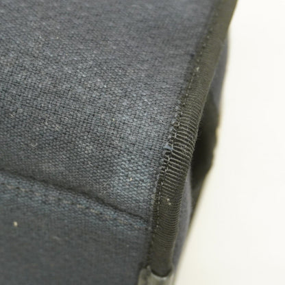 Chanel Sac Deauville en toile noir