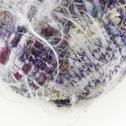 Chanel Sac Flap en tweed violet