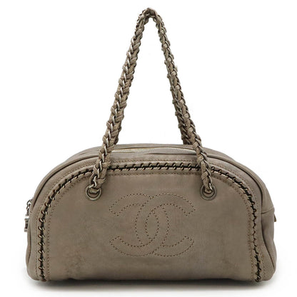 Chanel Sac Luxury Line en cuir dor