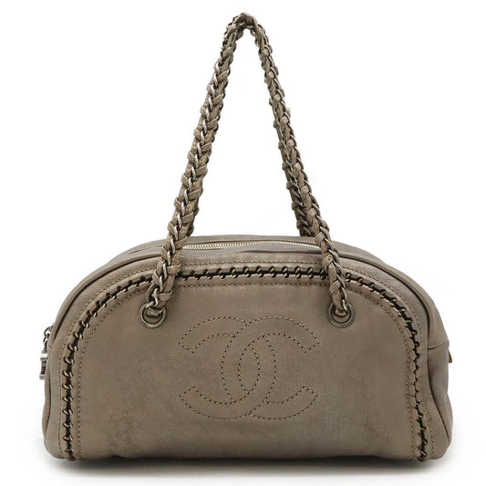 Chanel Sac Luxury Line en cuir dor