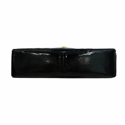 Chanel Sac Mademoiselle en cuir verni noir