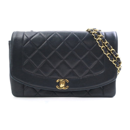 Chanel Sac Diana en cuir noir