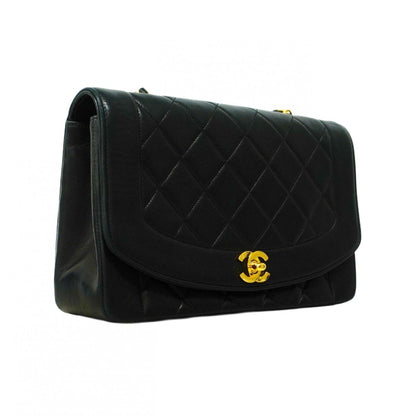 Chanel Sac Diana en cuir noir