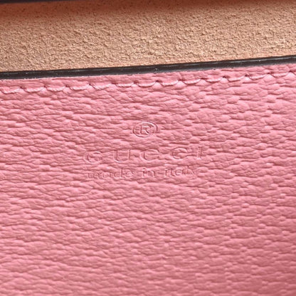 GUCCI Bamboo Leather Double G Diana 3WAY Tote Bag 702732 Pink Ladies
