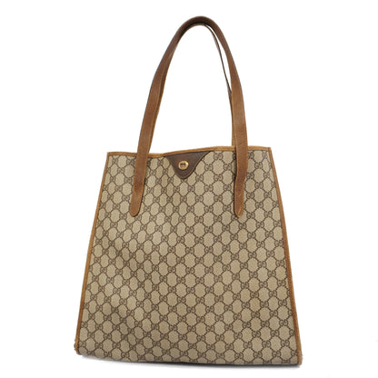 GUCCI  GG Supreme 92 02 998 Women's Tote Bag Beige,Brown