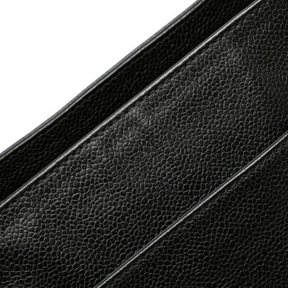 Chanel Sac Chain Tote en cuir caviar noir