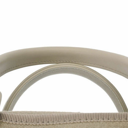 Chanel Sac Deauville en toile gris