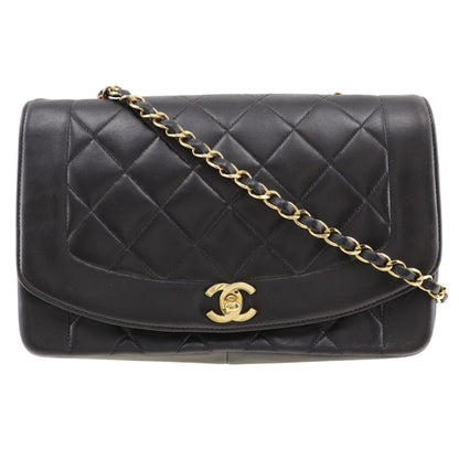 Chanel Sac Diana en cuir noir