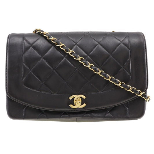 Chanel Sac Diana en cuir noir