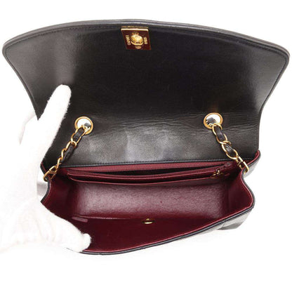 Chanel Sac Diana en cuir noir