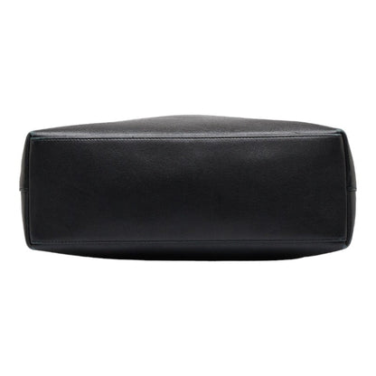 GUCCI Bamboo One Shoulder Bag 001 3244 Black Leather Women's