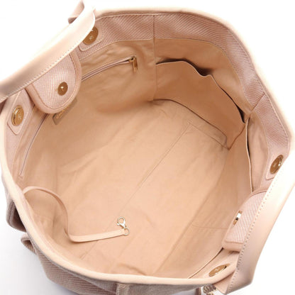 Chanel Sac Deauville en toile rose