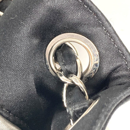 Chanel Sac Cabas en satin noir