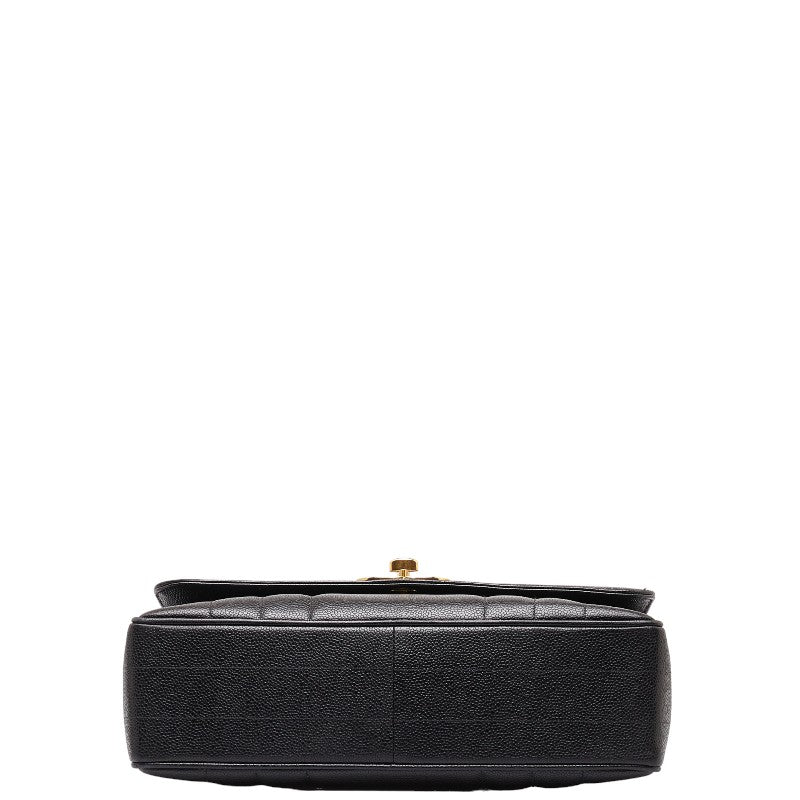Chanel Caviar Skin Mademoiselle Coco Mark Handbag