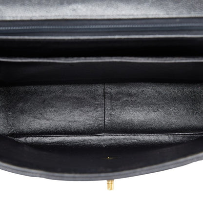 Chanel Caviar Skin Mademoiselle Coco Mark Handbag
