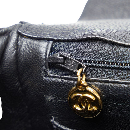 Chanel Caviar Skin Mademoiselle Coco Mark Handbag