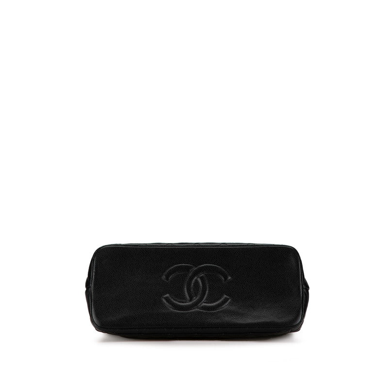 Chanel Caviar Skin Coco Mark Matelasse Tote Bag