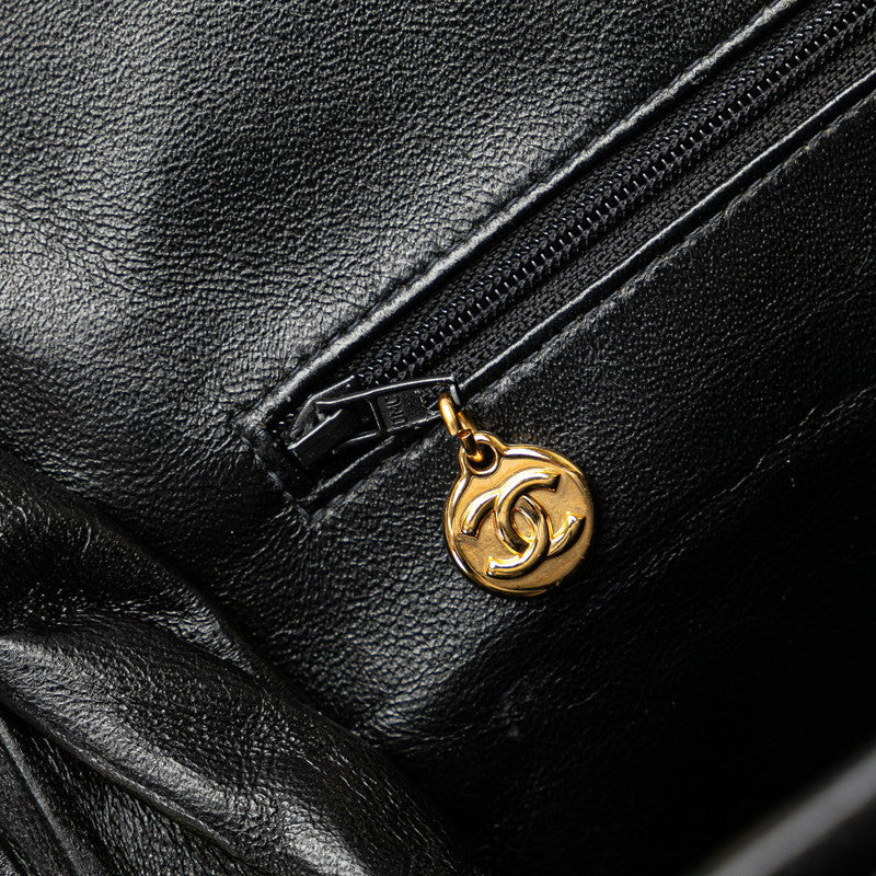 Chanel Caviar Skin Coco Mark Matelasse Tote Bag