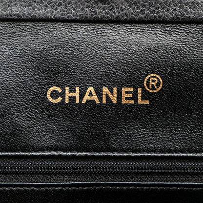 Chanel Caviar Skin Coco Mark Matelasse Tote Bag