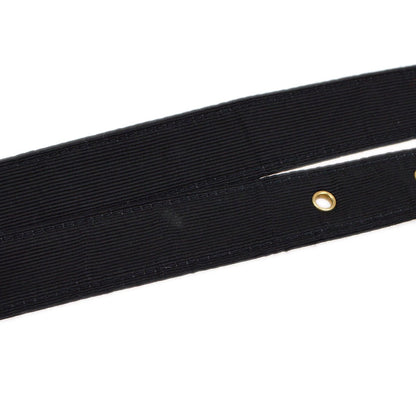 CHANEL 1989-1991 Black Canvas Quilted Belt Bag