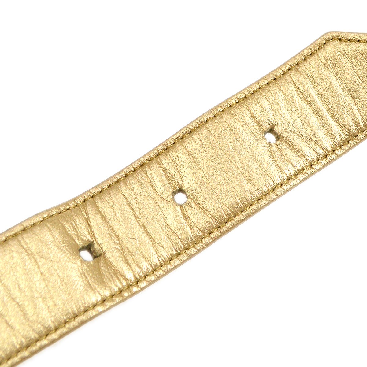 CHANEL 1991-1994 Gold Lambskin Quilted Belt Bag #75