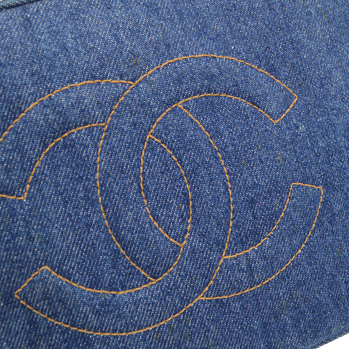 CHANEL 1996-1997 Denim Top Handle Bag