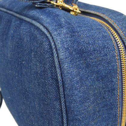 CHANEL 1996-1997 Denim Top Handle Bag