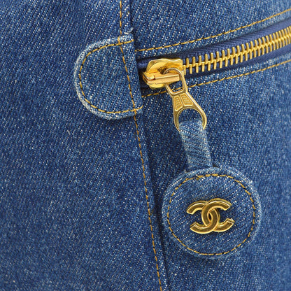CHANEL 1996-1997 Denim Timeless Handbag