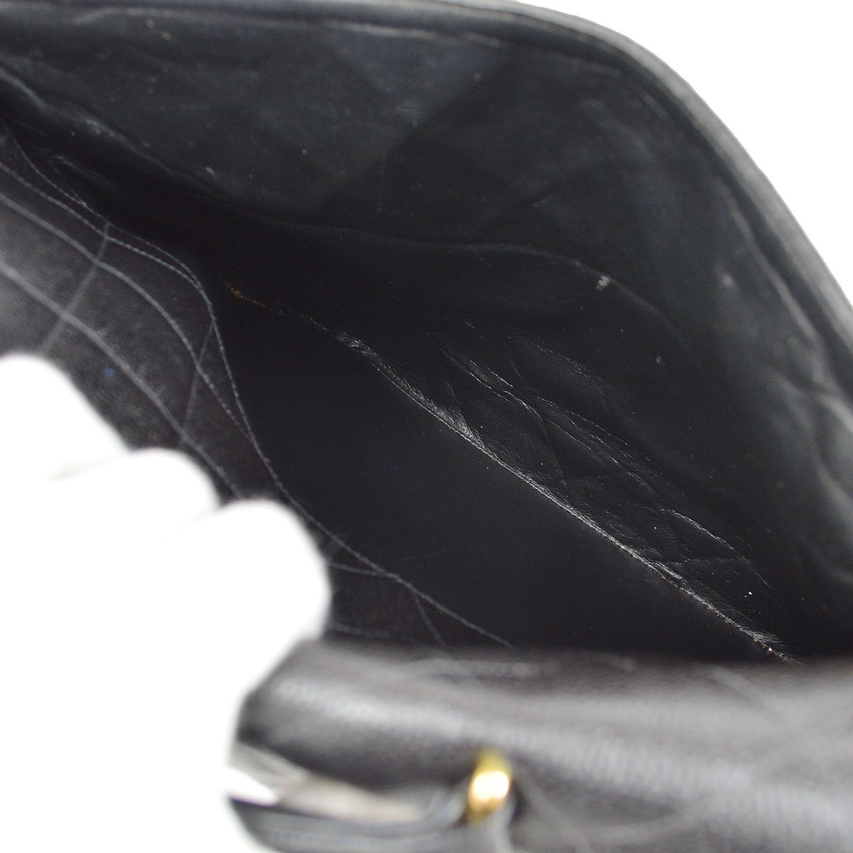 CHANEL 1994-1996 Briefcase Black Caviar