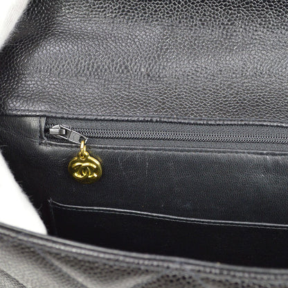 CHANEL 1994-1996 Briefcase Black Caviar