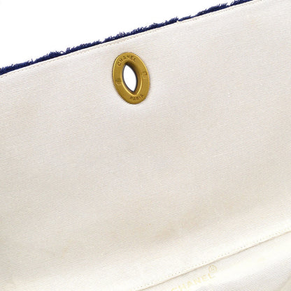 CHANEL 1994 Terry Cloth Jumbo Backpack