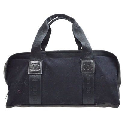 CHANEL 2004-2005 Sport Line Boston 40 Black Wool