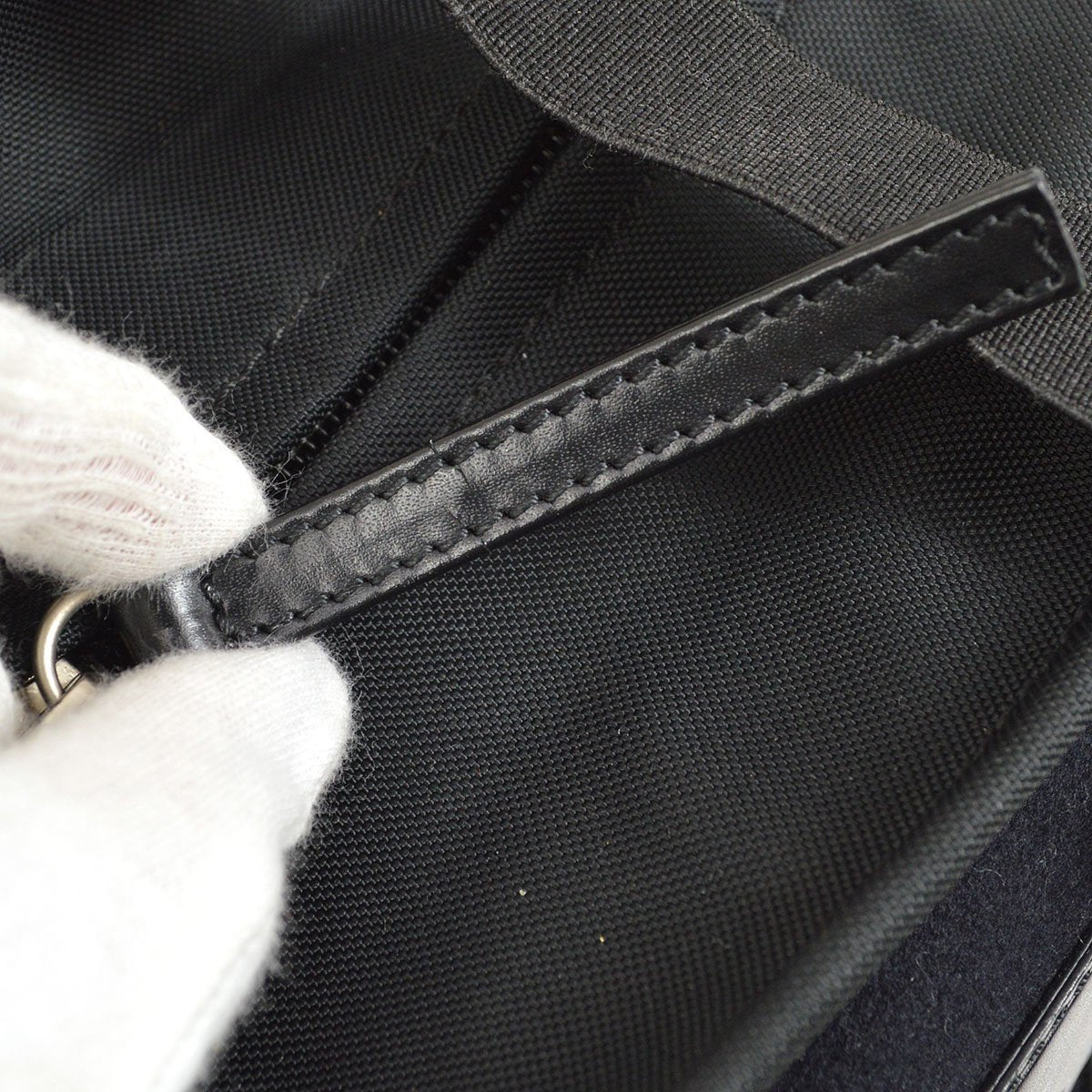 CHANEL 2004-2005 Sport Line Boston 40 Black Wool