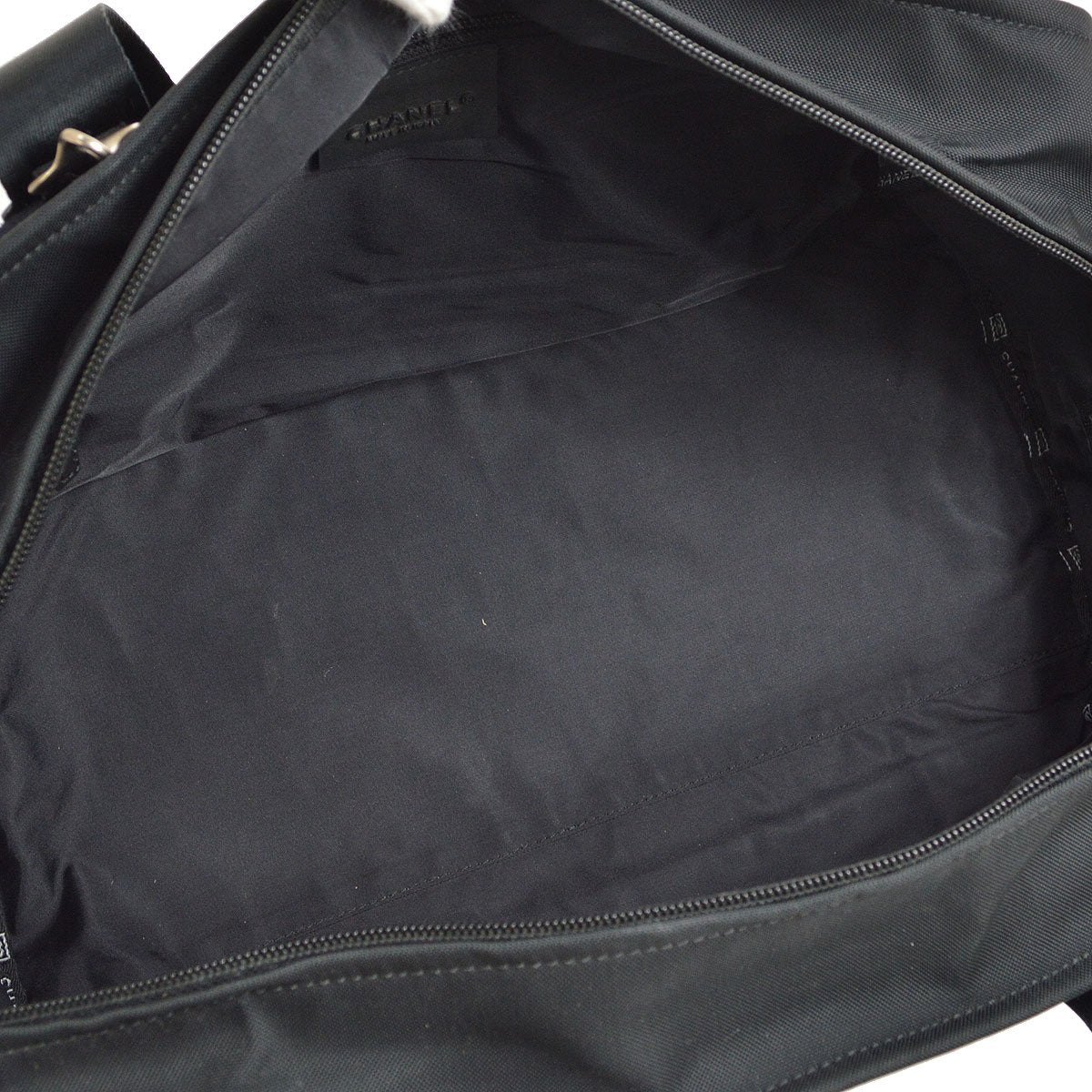 CHANEL 2004-2005 Sport Line Boston 40 Black Wool