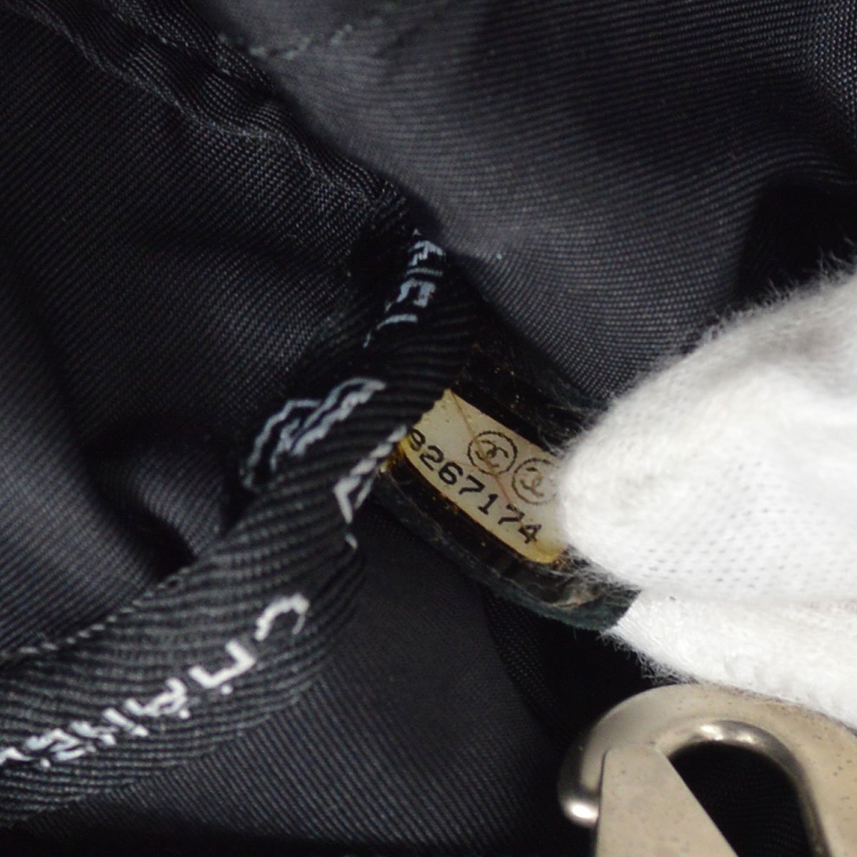 CHANEL 2004-2005 Sport Line Boston 40 Black Wool