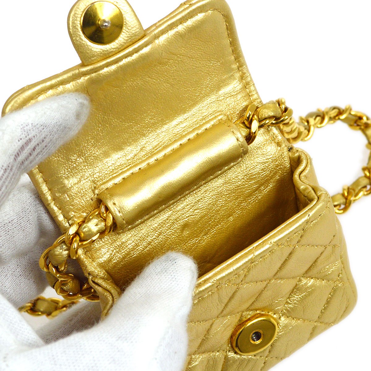 CHANEL 1989-1991 Classic Flap Micro