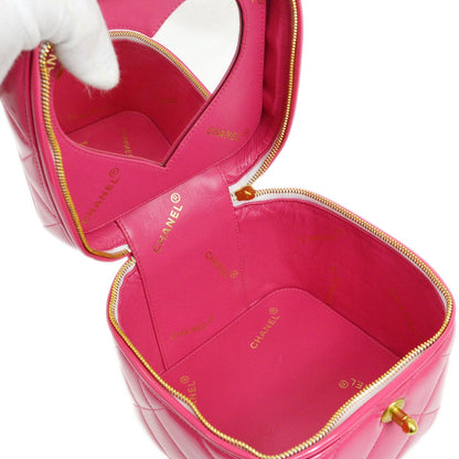 CHANEL 1995 Heart Mirror Vanity Handbag