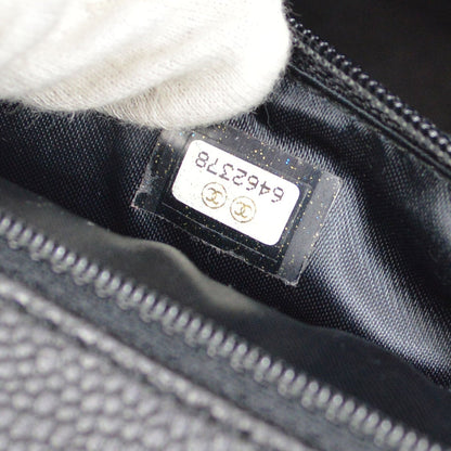 CHANEL 2000-2001 Quilted Kelly 30 Black Caviar
