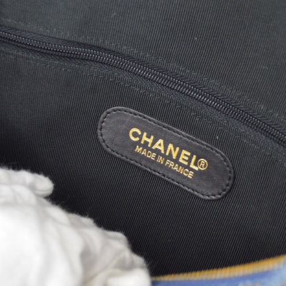 CHANEL 1996-1997 Indigo Denim 2way Boston 36