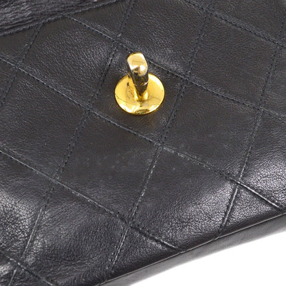 CHANEL 1991-1994 Black Lambskin Cosmoline Belt Bag #70