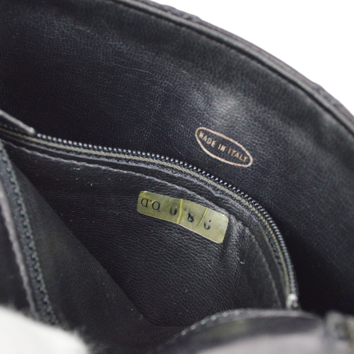 CHANEL 1991-1994 Black Lambskin Cosmoline Belt Bag #70