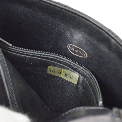 CHANEL 1991-1994 Black Lambskin Cosmoline Belt Bag #70