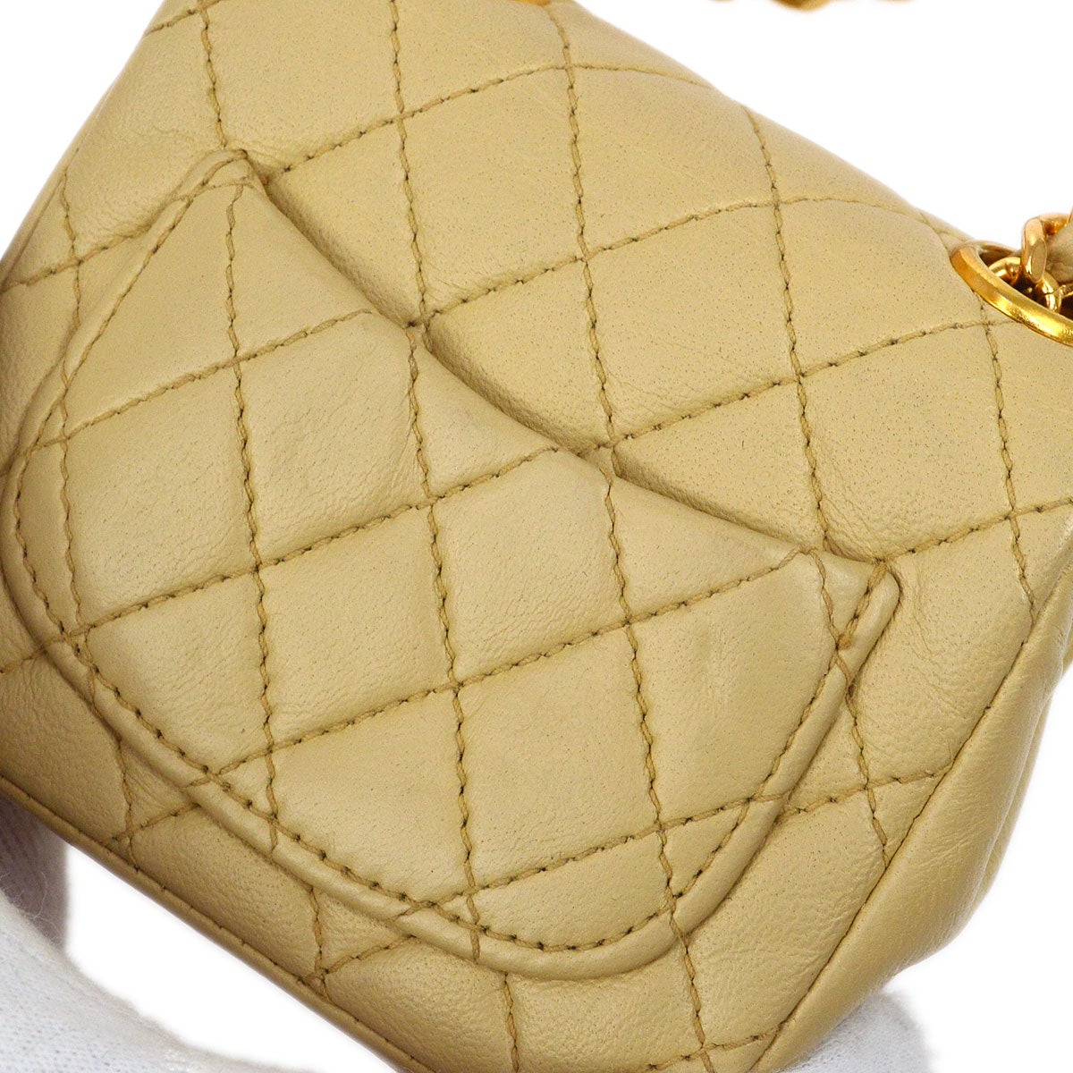 CHANEL 1990s Lambskin Belt Bag Micro