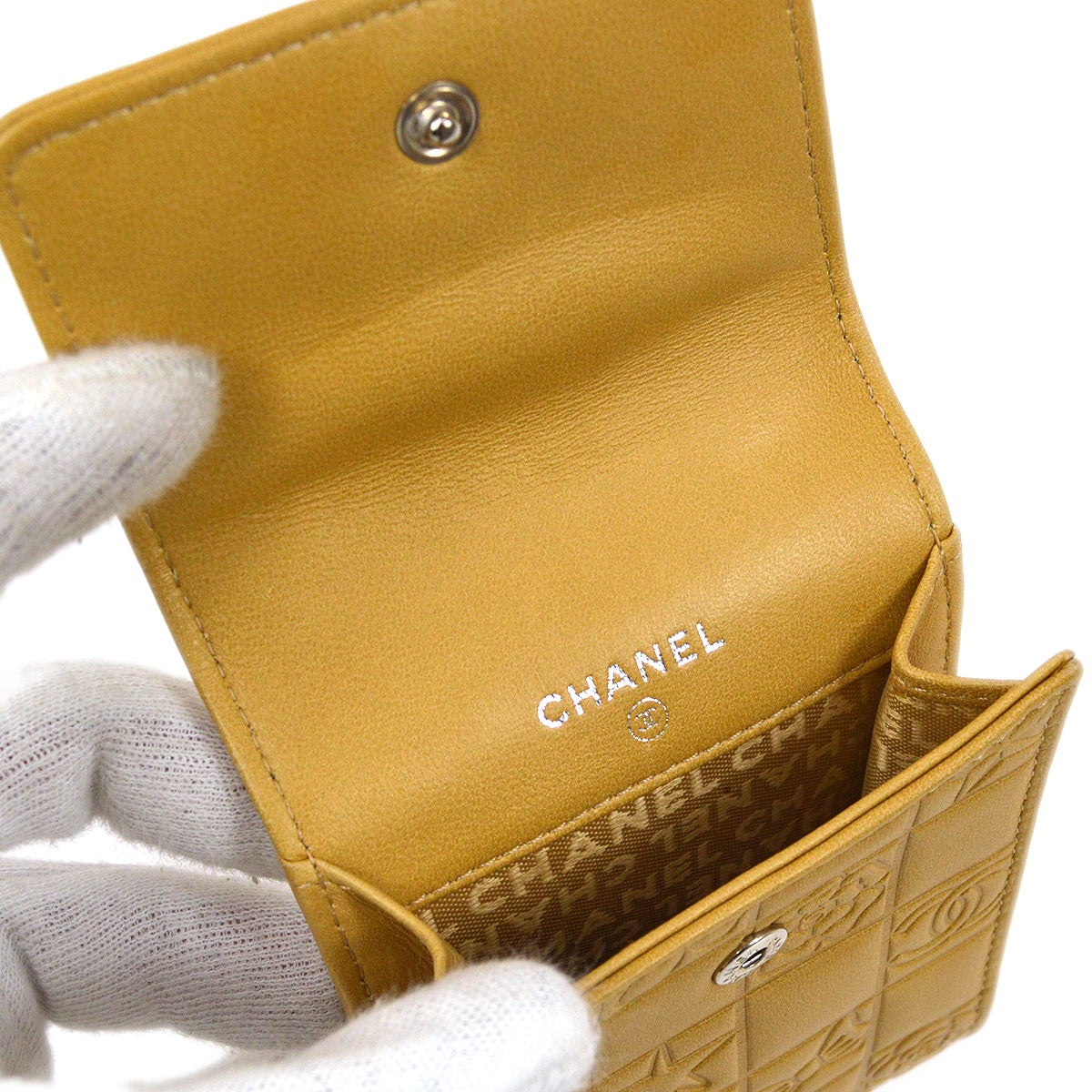 CHANEL 2005 Icon Bum Belt Bag Pouch Beige