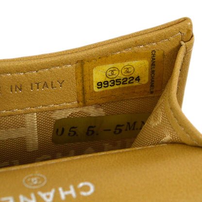 CHANEL 2005 Icon Bum Belt Bag Pouch Beige