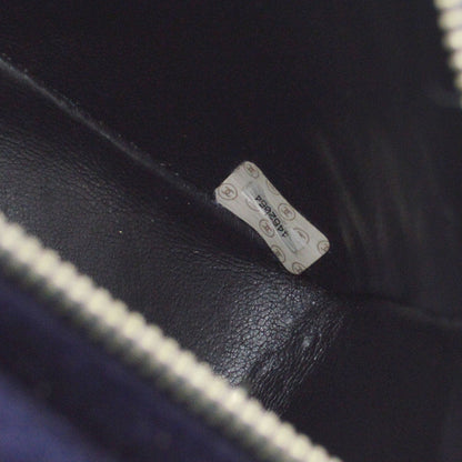 CHANEL 1996-1997 Purple Velvet Classic Flap Backpack Medium