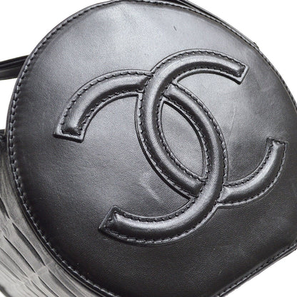 CHANEL 2001-2003 Black Lambskin Choco Bar Handbag