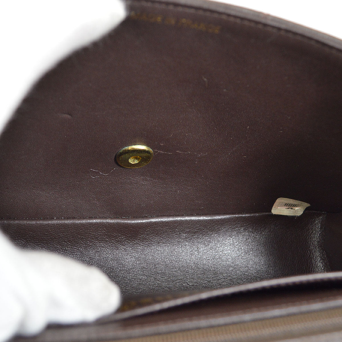 CHANEL 1994 Classic Flap Handbag Set Brown Lambskin